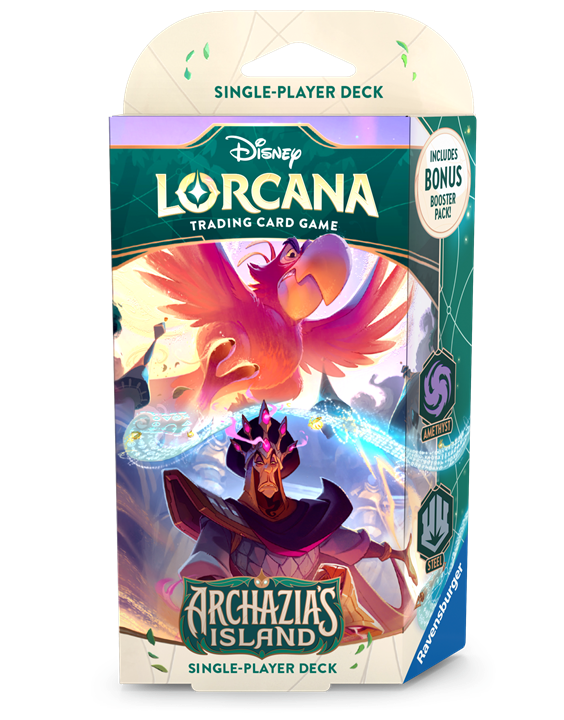 Disney Lorcana – L'Île d'Archazia – Starter Deck Améthyste/Acier