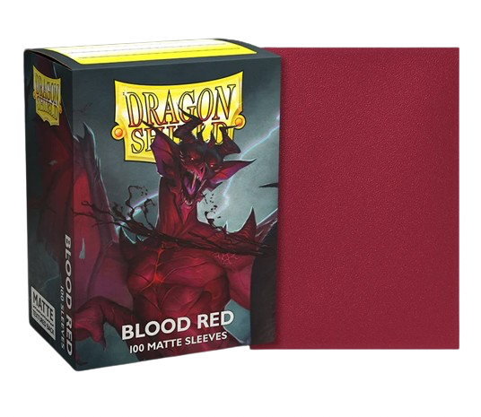 Dragon Shield – Rouge Sang – 100 Protège-Cartes