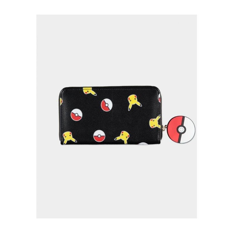 Difuzed x Pokémon - Portefeuille zippé thème Pikachu et Pokéball