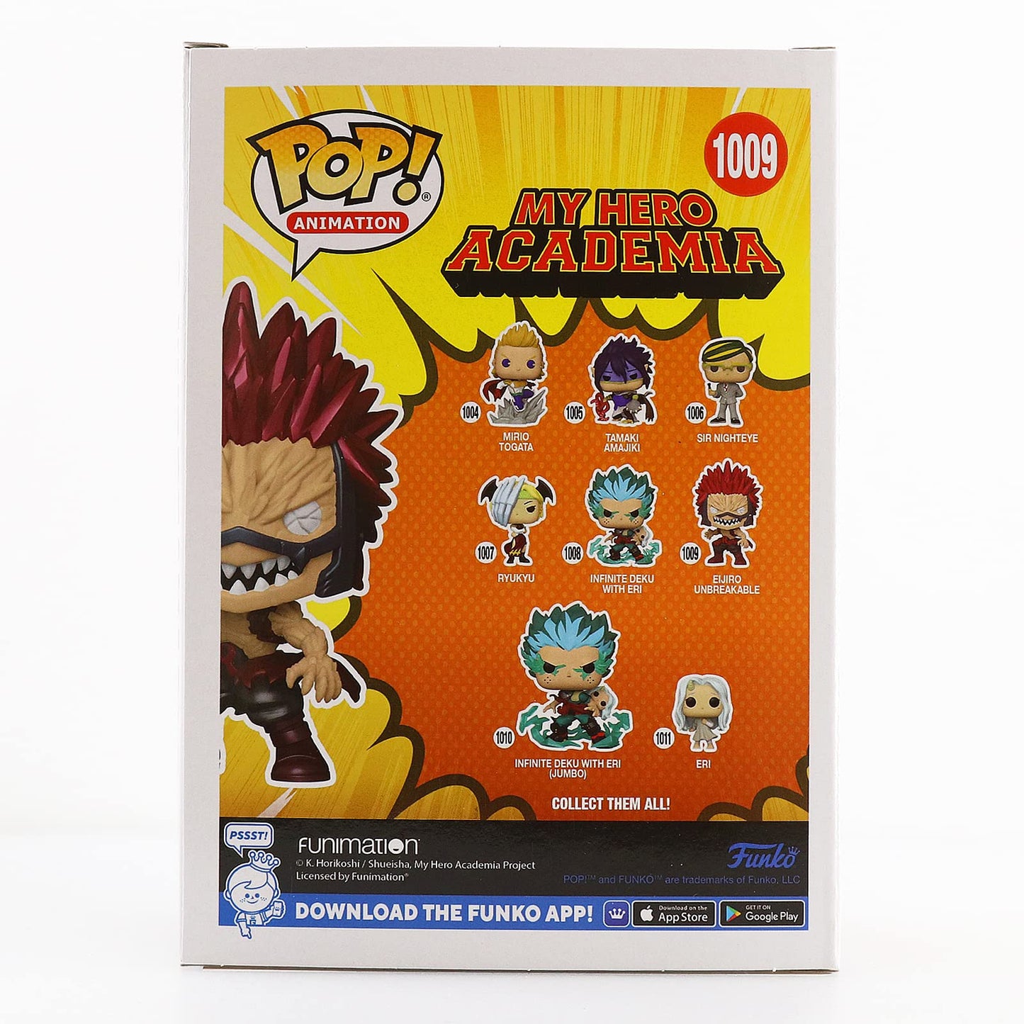 Funko Pop! Eijiro Kirishima Unbreakable #1009 – My Hero Academia