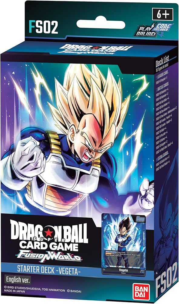Dragon Ball Super – Fusion World: Starter Deck Nouvelle Aventure Vegeta (FS02)