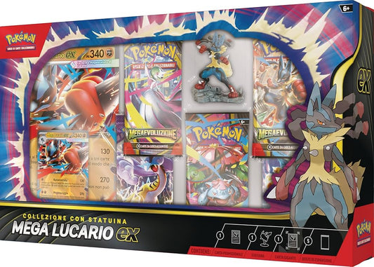 Pokémon – Collezione Mega Lucario EX con Statuina