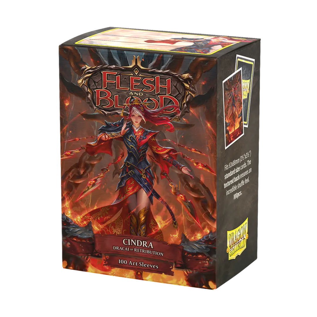 Dragon Shield – Flesh and Blood Cindra – 100 Protège-cartes