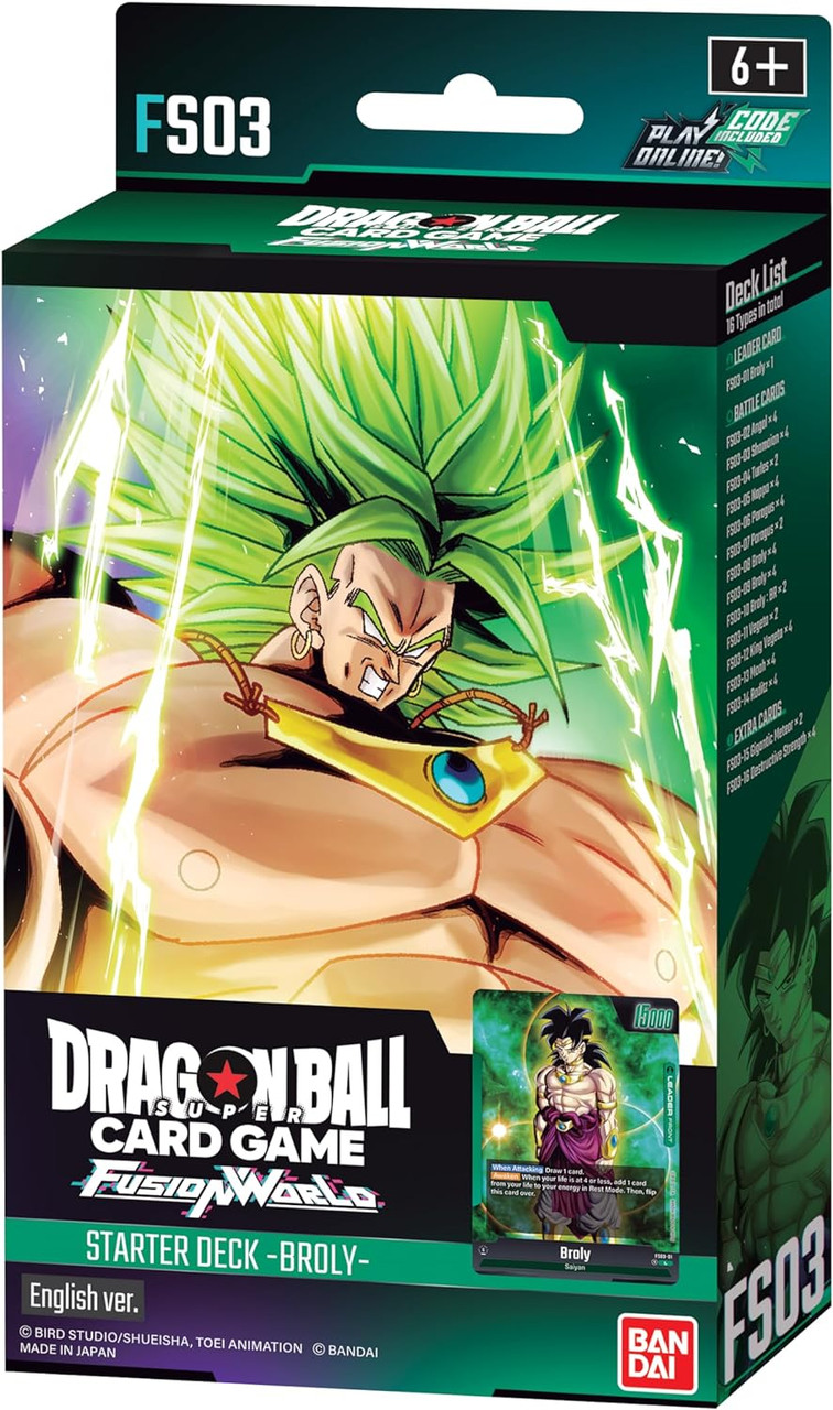 Dragon Ball Super Fusion World – Broly Starter Deck (FS03)