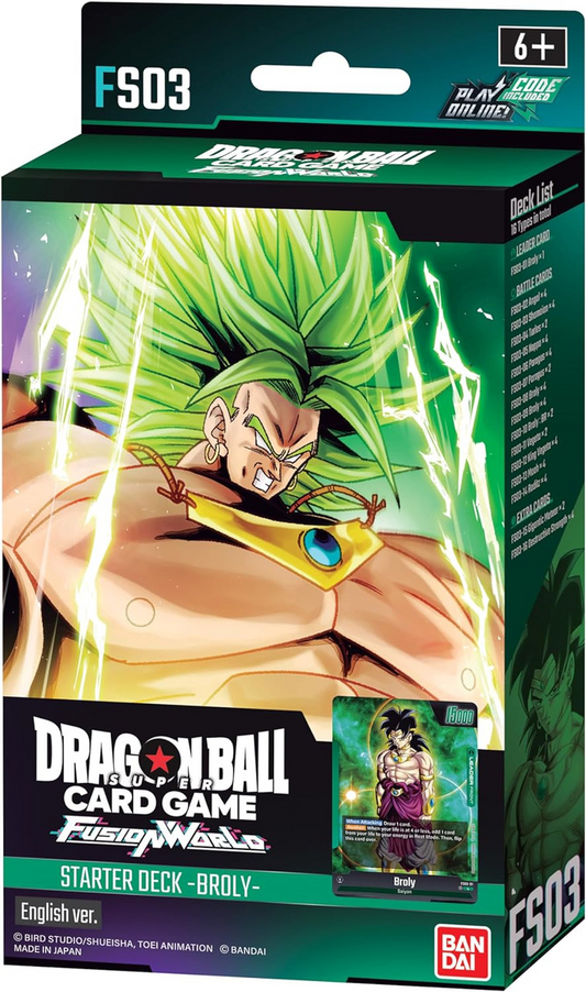 Dragon Ball Super Fusion World – Broly Starter Deck (FS03)
