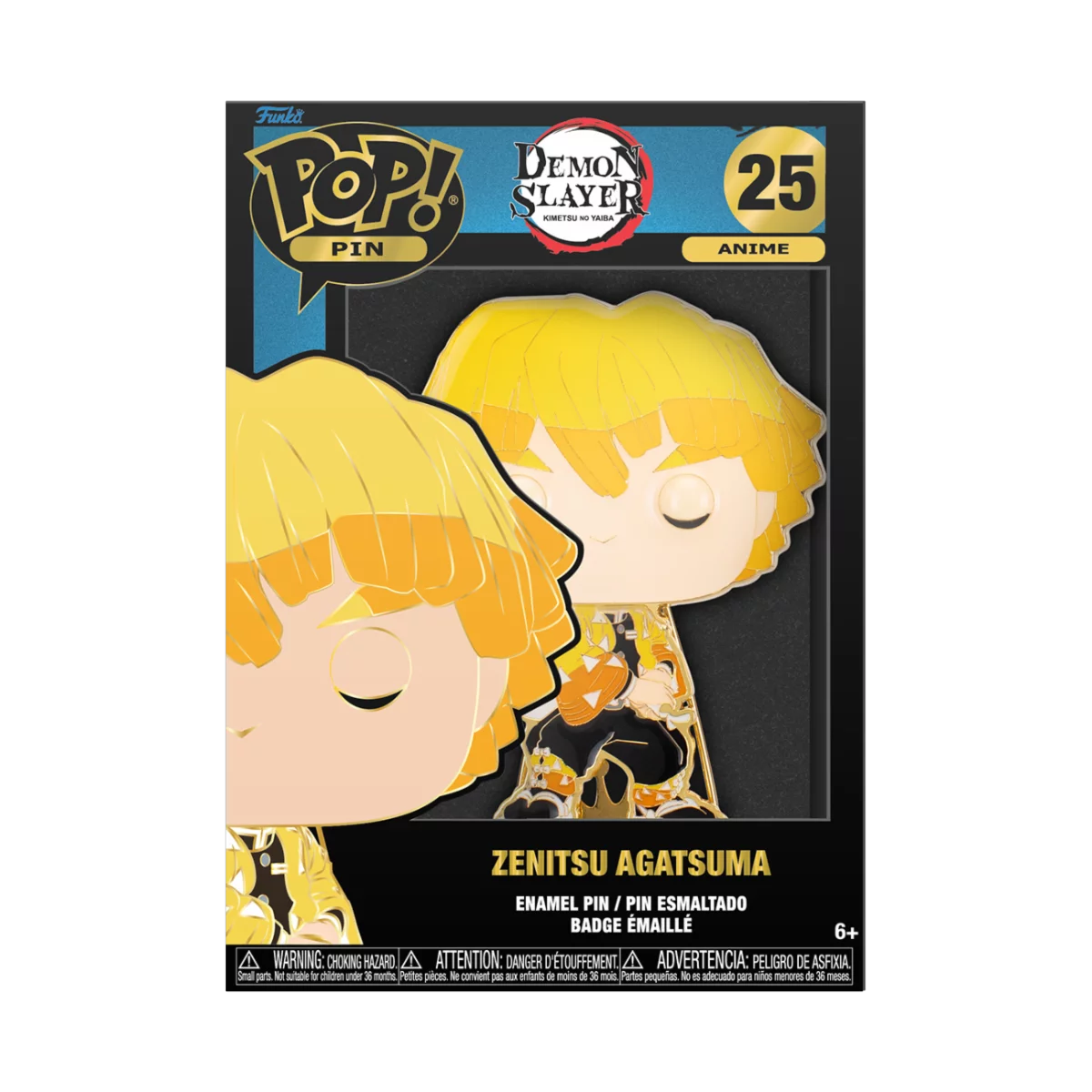 Demon Slayer – Grande broche émaillée Pop N° 25 – Zenitsu Agatsuma