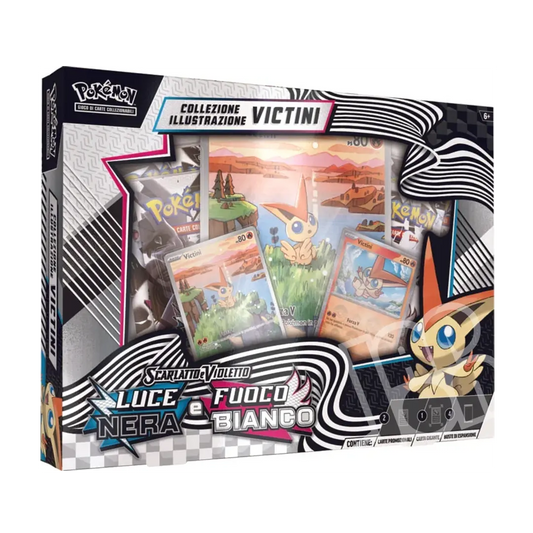 Pokémon – Collezione “Fuoco Bianco e Luce Nera: Illustrazione Victini”