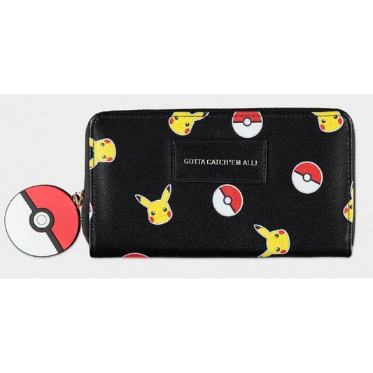 Difuzed x Pokémon - Portafoglio con Cerniere tema Pikachu e Pokeball